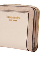 محفظة مورغان مضغوطة صغيرة بتصميم مقسم بألوان